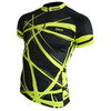 Olly Bright Sport футболка беговая черная-желтая - 1