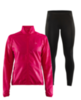 Craft Eaze женский костюм для бега черный-розовый - 1