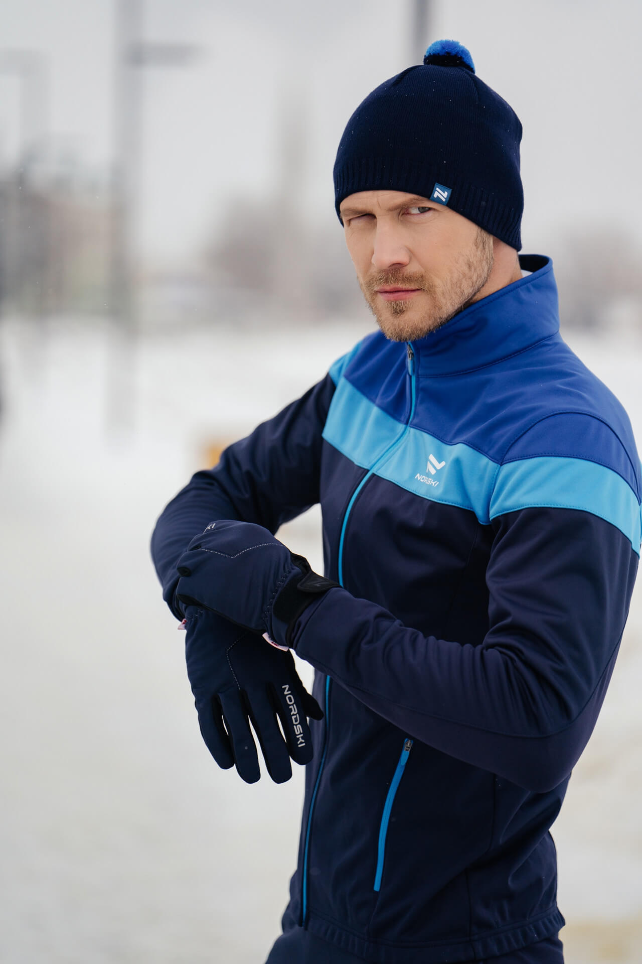 Утепленный костюм Nordski Jr Premium Navy nsj12277