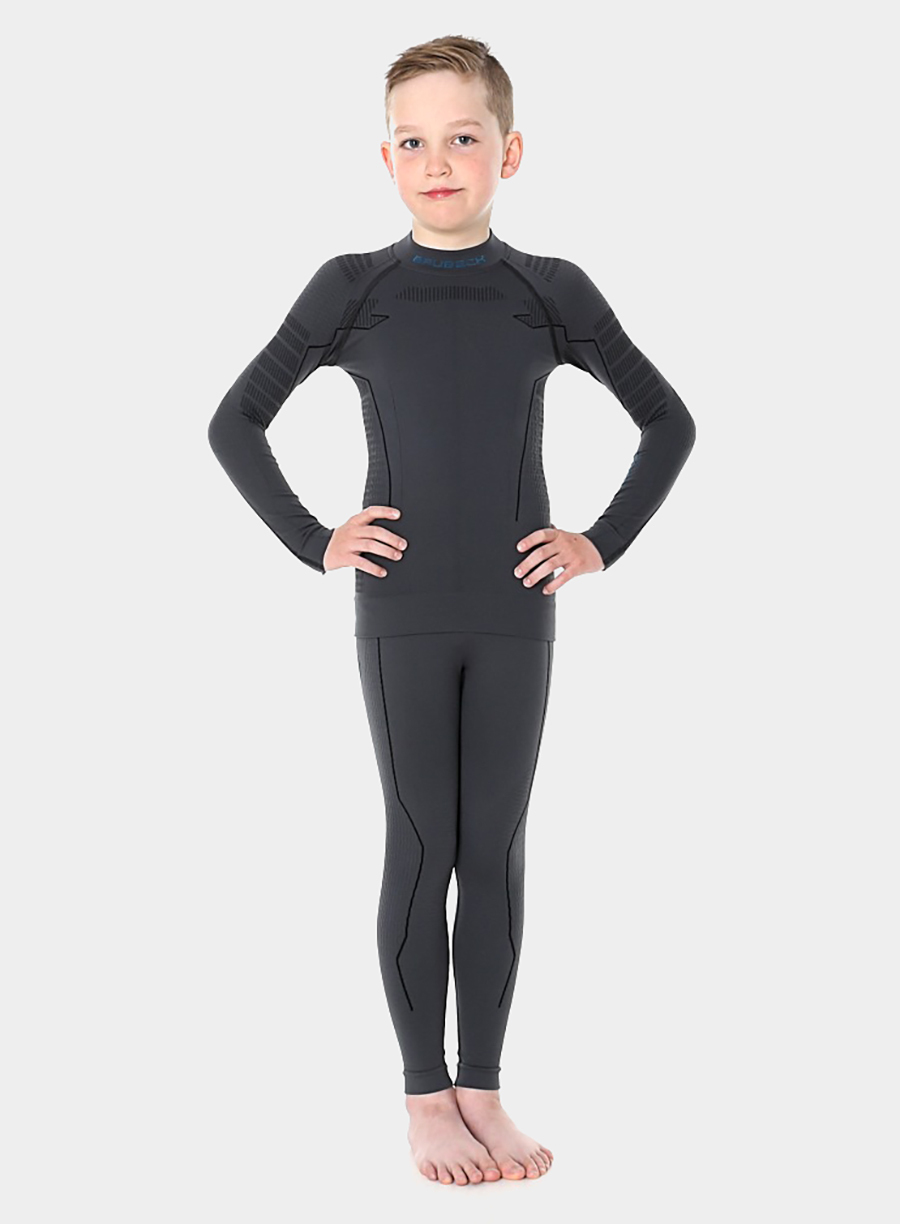 Brubeck Thermo Nilit Heat детские терморейтузы графит - 5
