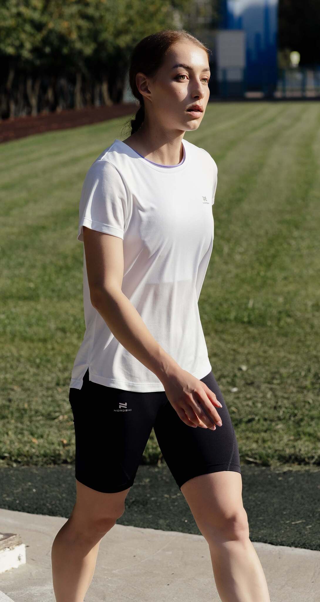 Женский комплект для бега Nordski Run белый - 3