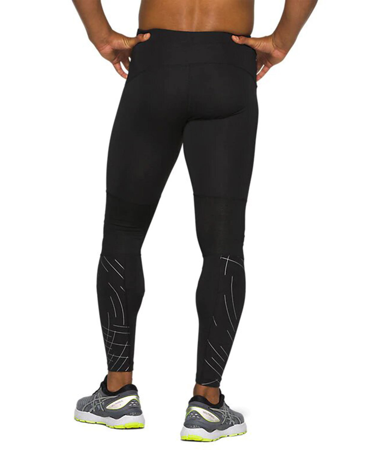 Мужские беговые тайтсы Asics Night Track Tight 2011A837 001 |  Интернет-магазин Five-sport