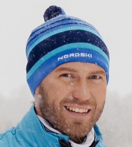 Лыжная шапка Nordski Bright синяя