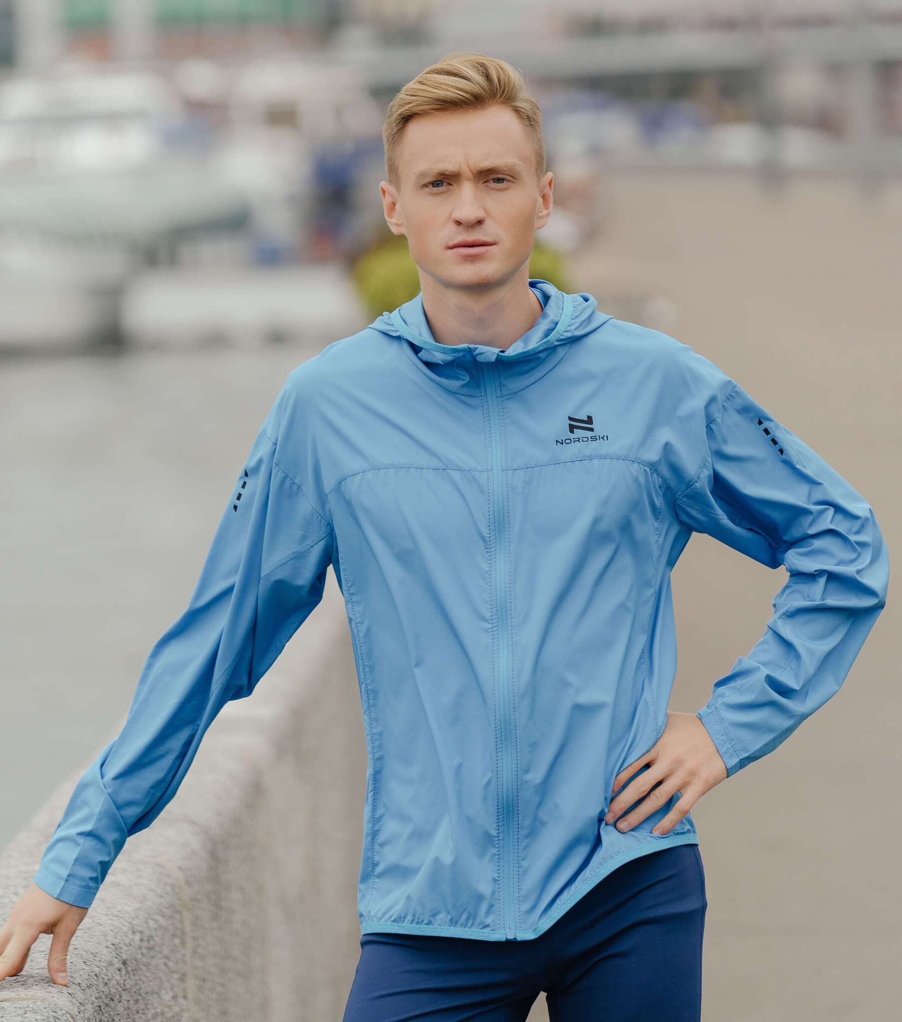 Мужская куртка для бега Nordski Pro Light cobalt