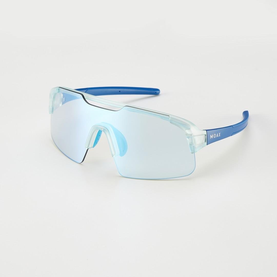 Спортивные солнцезащитные очки Moax Progress фотохром голубые