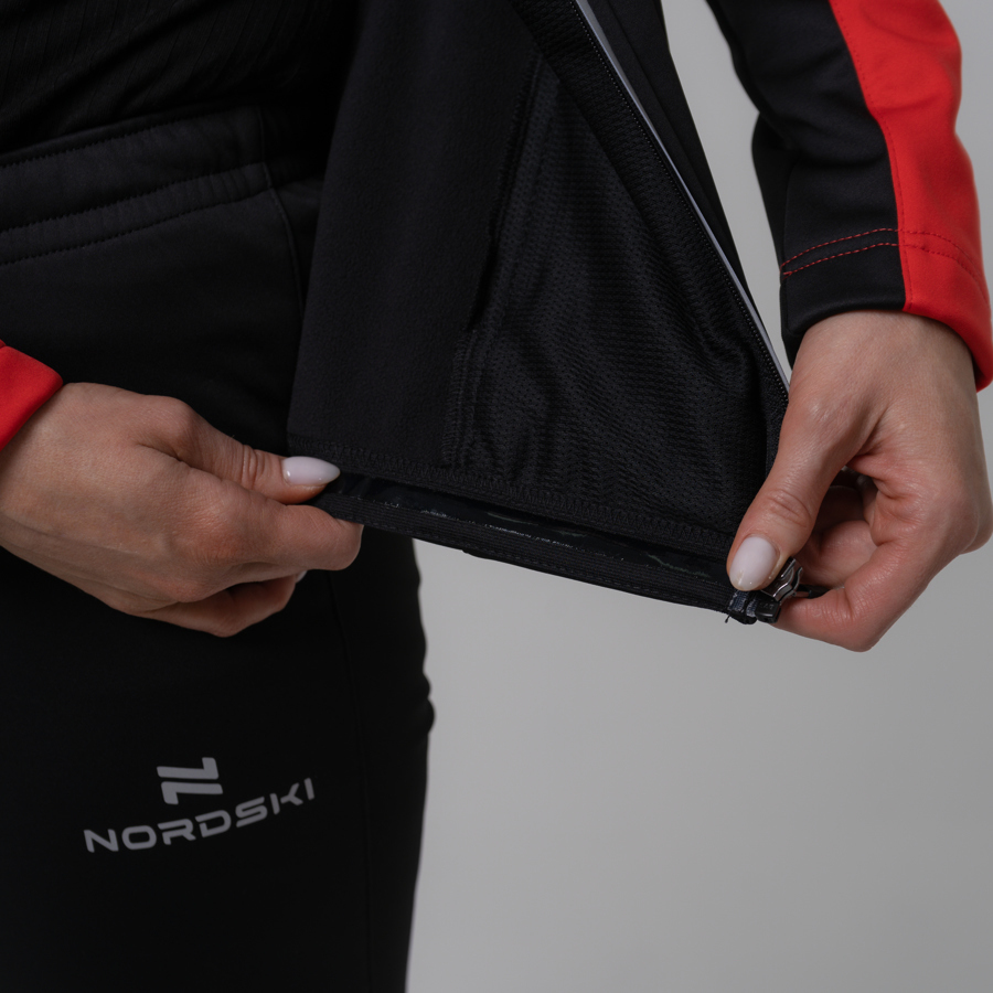 Nordski Active лыжный костюм женский красный-черный - 8