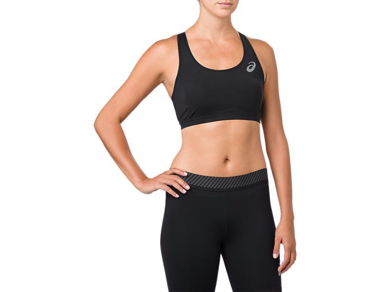 Топ для бега женский Asics Baselayer Med Support Bra черный - 2