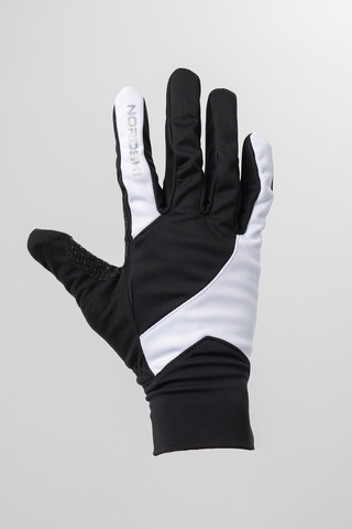 Гоночные профессиональные перчатки Nordski Pro black-white