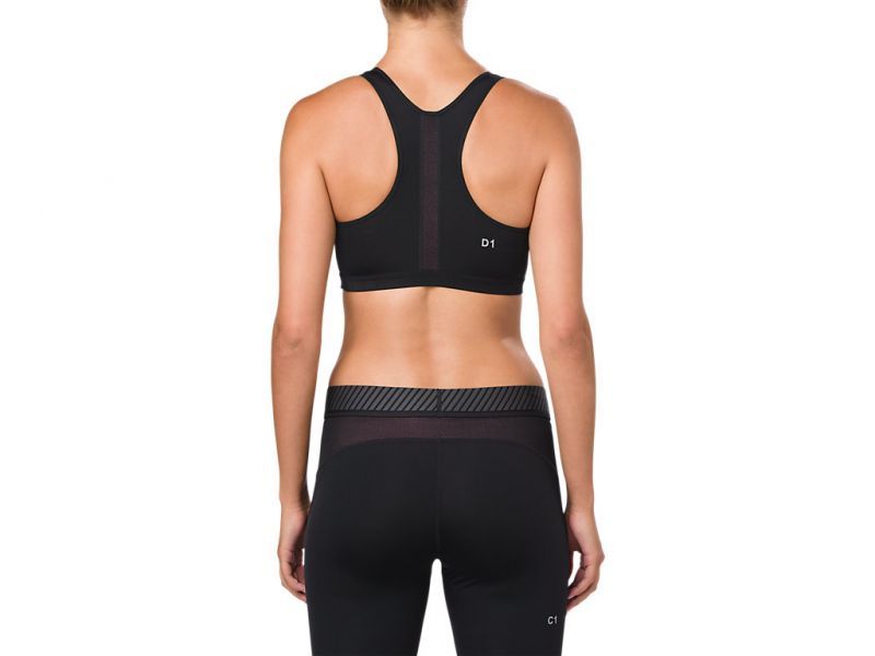 Топ для бега женский Asics Baselayer Med Support Bra черный - 3