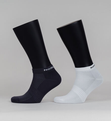 Спортивные носки комплект Nordski Run grey-white