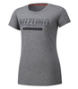 Mizuno Heritage 06 Tee футболка для бега женская серая - 1