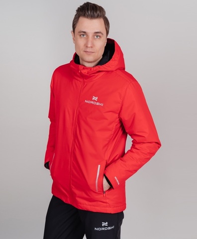 Nordski Urban утепленная куртка мужская красная