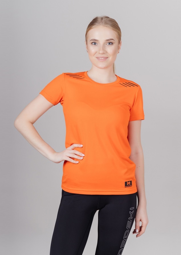 Nordski Run футболка для бега женская orange