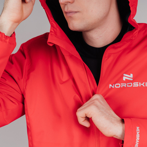 Nordski Urban утепленная куртка мужская красная