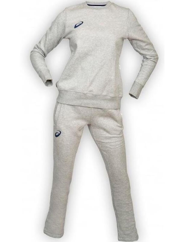 Asics Fleece Suit женский спортивный костюм серый (Распродажа)