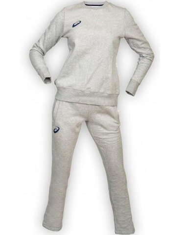 Asics Fleece Suit женский спортивный костюм серый (Распродажа)