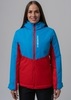 Nordski Montana Premium RUS утепленный лыжный костюм женский Red - 4