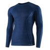 Термобелье мужское Brubeck Active Wool рубашка синяя - 4