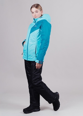 Детская теплая лыжная куртка Nordski Jr Premium Sport aquamarine-blue