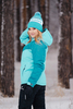Детская теплая лыжная куртка Nordski Jr Premium Sport aquamarine-blue - 5