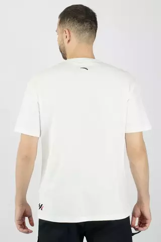Мужская спортивная футболка Anta SS Tee Check Mate белая
