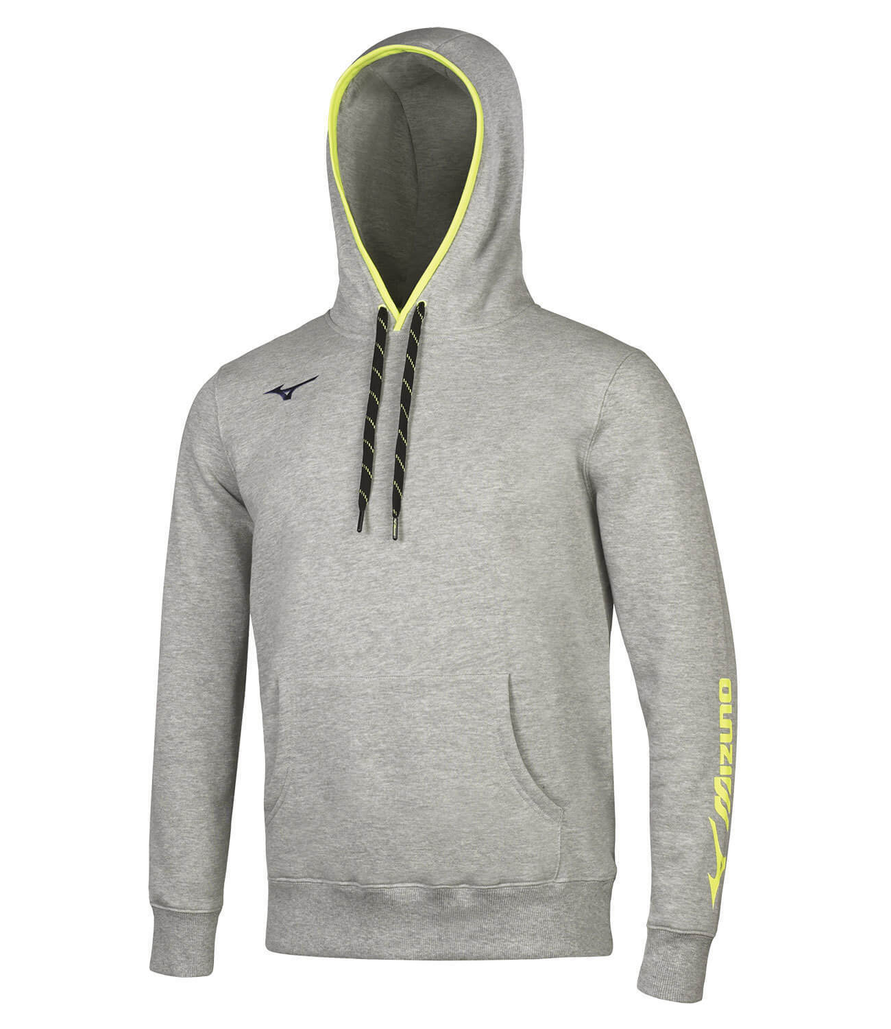Толстовка мужская Mizuno Sweat Hoodie серая (распродажа)