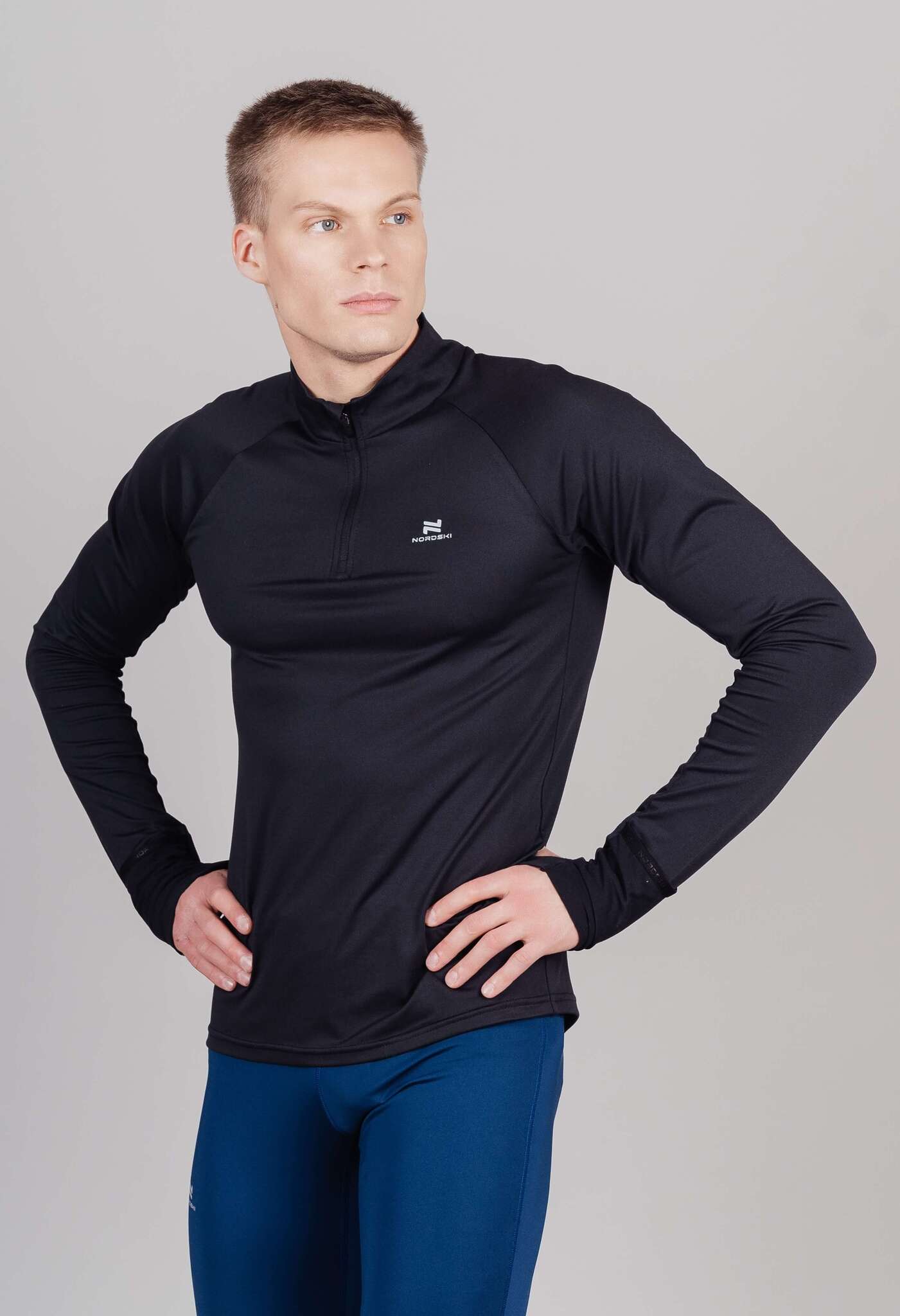 Мужской комплект для тренировок Nordski Pro black-dark ocean - 3
