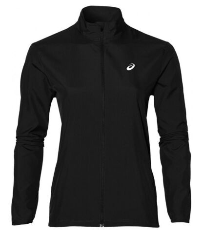 Asics Silver женская ветрозащитная куртка черная (Распродажа)