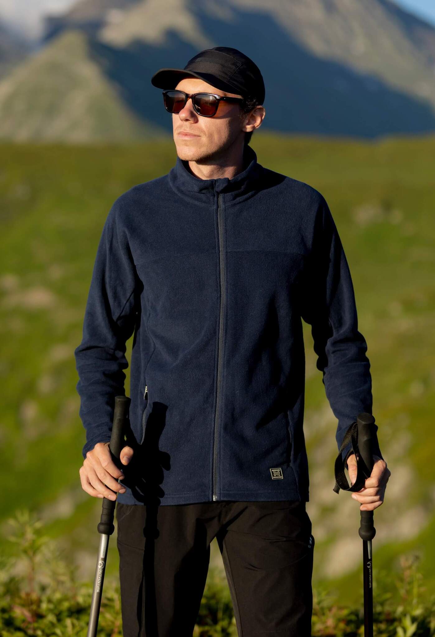Мужская флисовая толстовка Nordski Fleece темно-синий