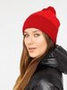 Лыжная шапка с шерстью Moax Star красная - 1
