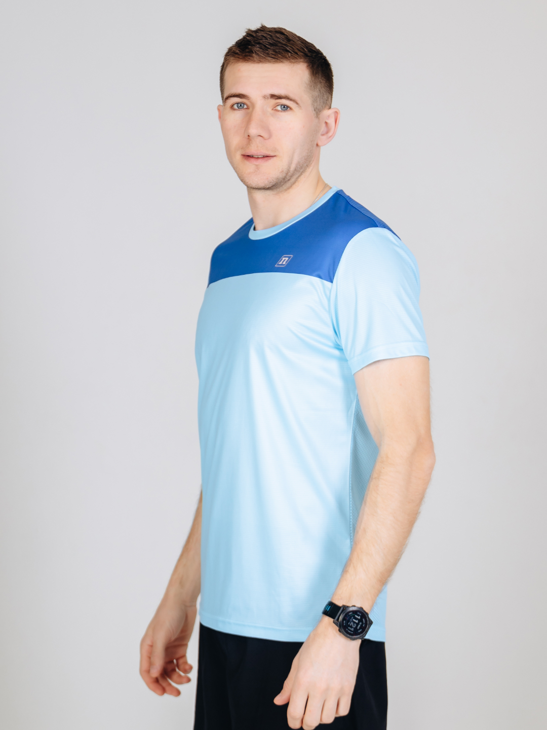 Мужской комплект для спорта Noname Waft Plus Speed Tech голубой-черный - 5