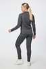 Женский комплект термобелья с ветрозащитой Arswear Windstoppe серо-черный - 3