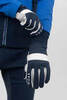 Мужские лыжные перчатки Moax Cross темно-синие - 2