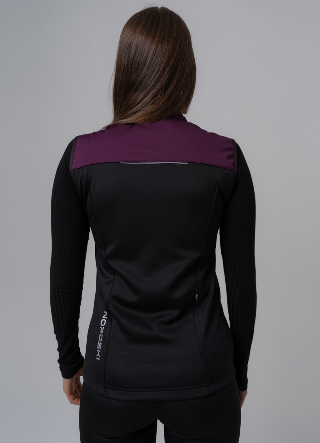 Nordski Active лыжный жилет женский purple-black - 2