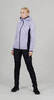 Женская тренировочная куртка с капюшоном Nordski Hybrid Warm lavender-black - 6