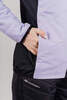 Женская тренировочная куртка с капюшоном Nordski Hybrid Warm lavender-black - 5