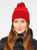 Лыжная шапка с шерстью Moax Star красная - 2