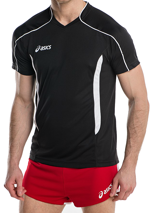 Волейбольная футболка Asics T-shirt Volo мужская black - 2