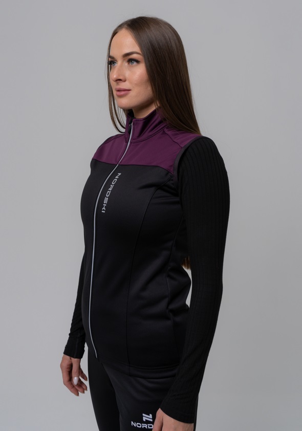 Nordski Active лыжный жилет женский purple-black - 3