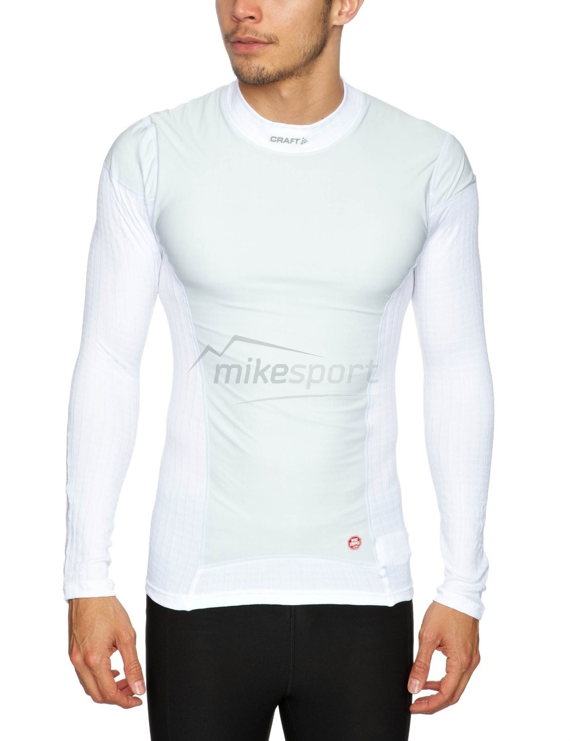 Термобелье Рубашка Craft Active Extreme Windstopper мужская white