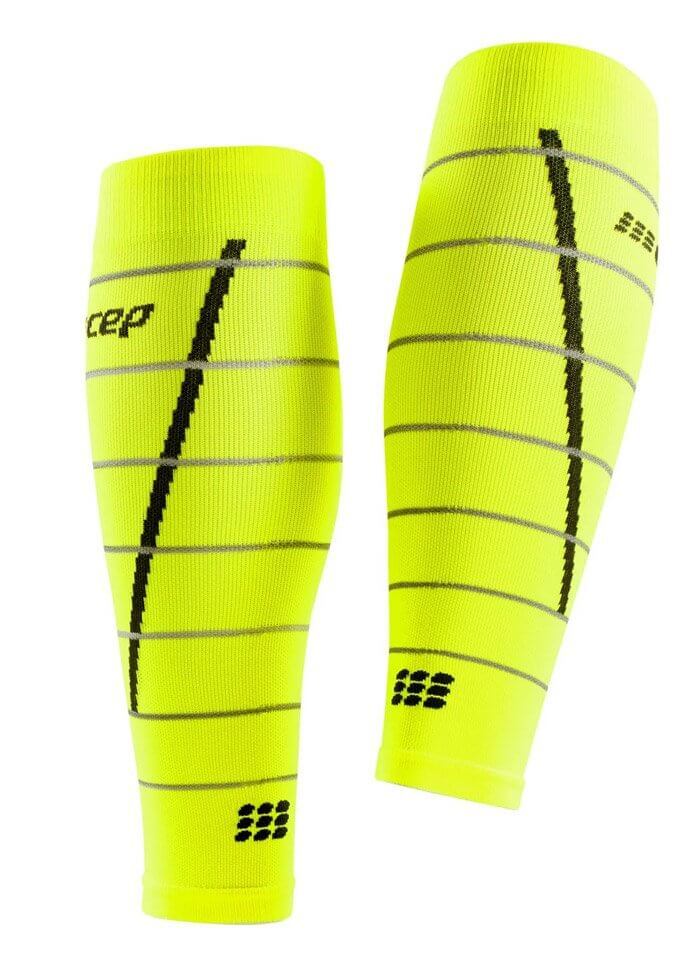 Женские компрессионные гетры CEP Reflective желтые - 2