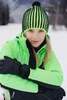 Вязаная шапка с шерстью Nordski Wool black-green - 1