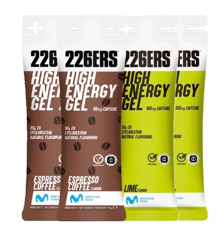 Набор высокоэнергетических гелей 226ERS High Energy 76 г лайм-эспрессо