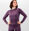 Женское термобелье рубашка с ветрозащитой Noname WS Arctos 24 purple - 1
