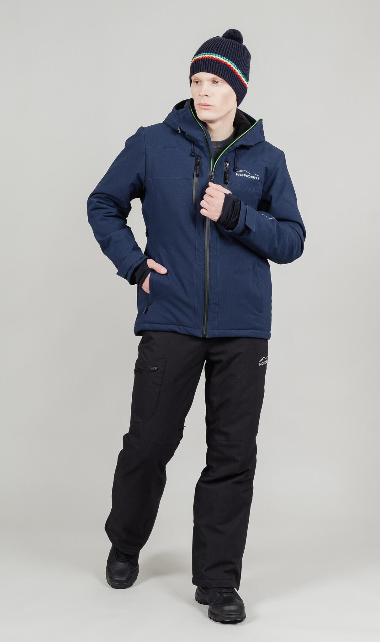 Мужской горнолыжный костюм Nordski Lavin 2.0 dress blue-black