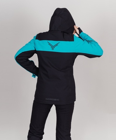 Женский горнолыжный костюм Nordski Lavin black-malachite