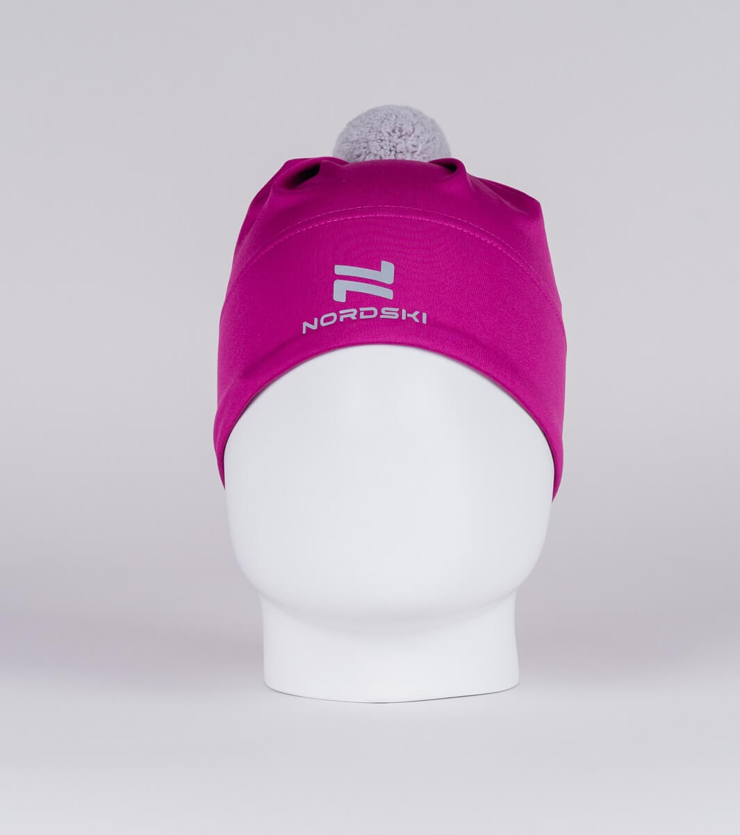 Nordski Train тренировочная шапка с помпоном fuchsia - 7