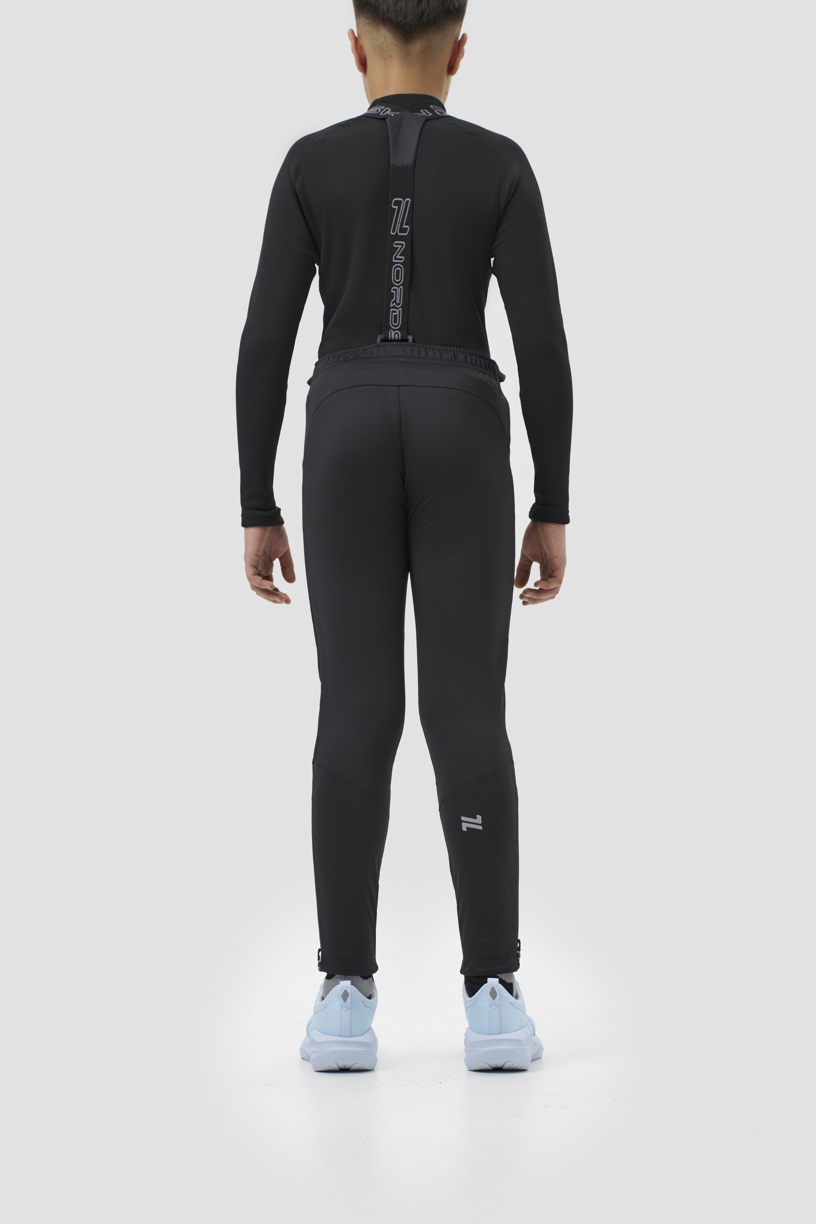 Детский тренировочный лыжный костюм Nordski Jr. Advance light blue-black - 14