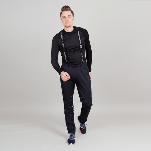 Nordski Drive мужской разминочный лыжный костюм black