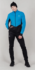 Мужская тренировочная лыжная куртка Nordski Pro light blue-black - 9